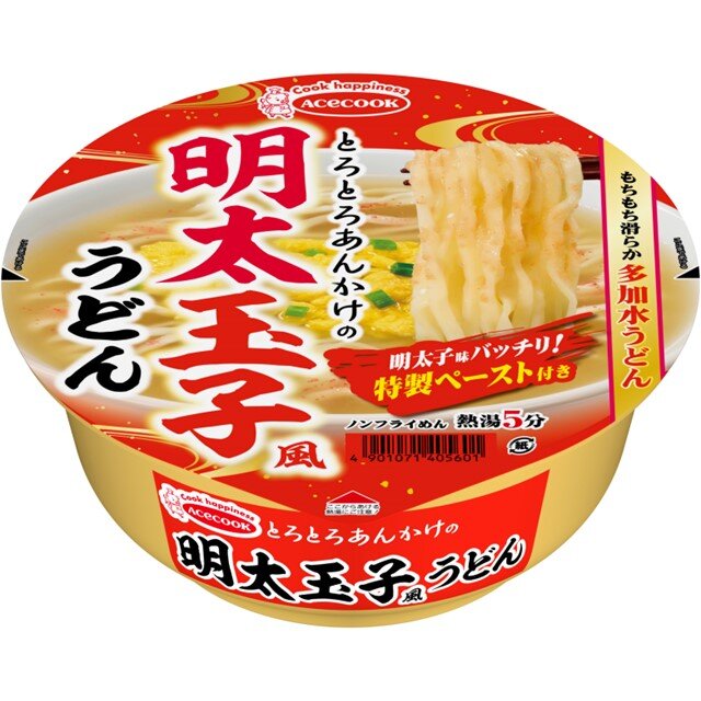 とろとろあんかけの明太玉子風うどん