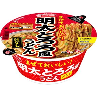 明太とろろ風うどん