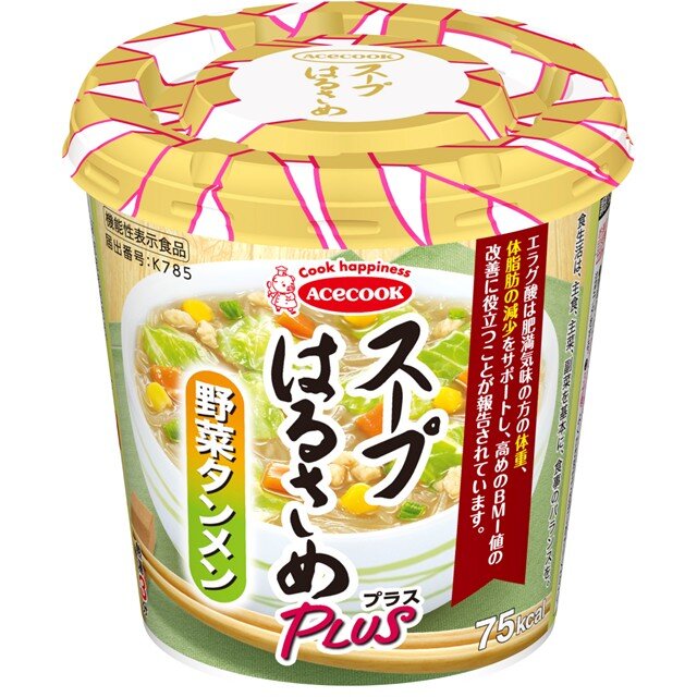 スープはるさめプラス　野菜タンメン